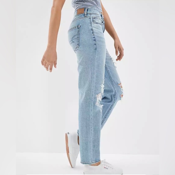 American Eagle Mom Straight Jean, Size 00 - Picture 1 of 4